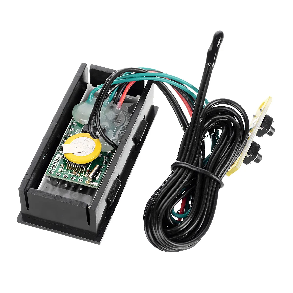 Цифровой вольтметр светодиодный цифровой измеритель напряжения температуры 0