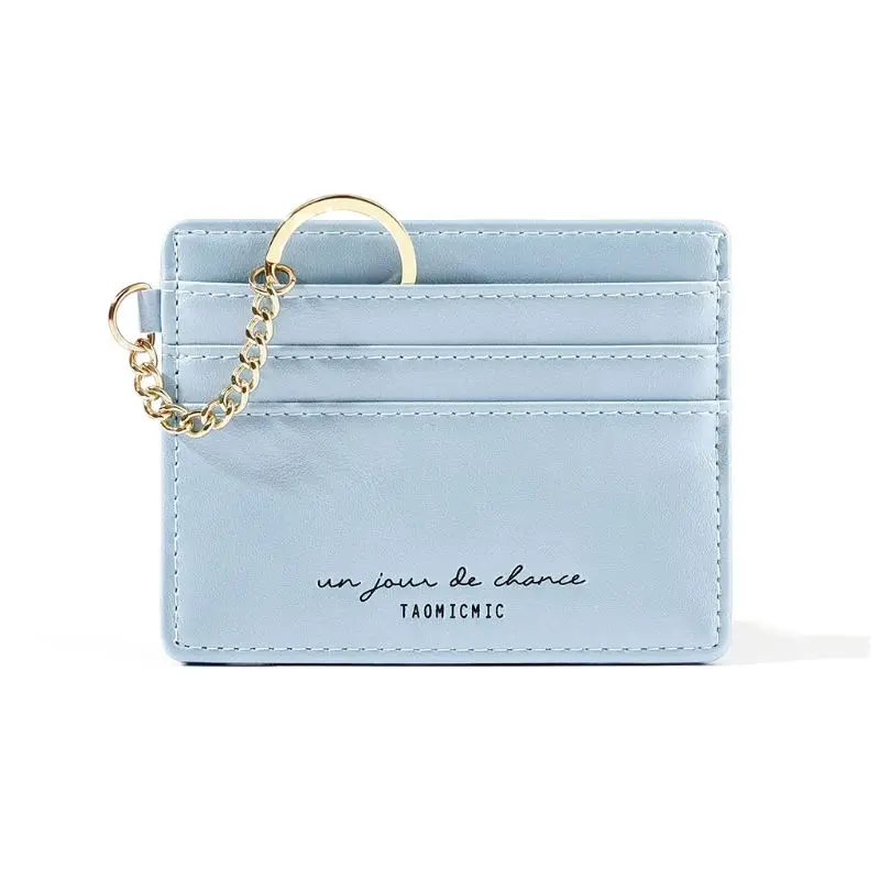 Женский тонкий держатель для кредитных карт из искусственной кожи 2020 Модный