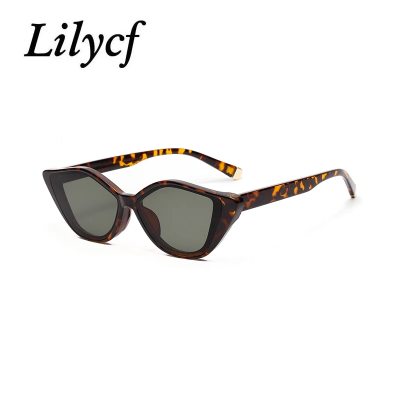 Маленькая коробка кошачий глаз солнцезащитные очки женские Супер маленькая