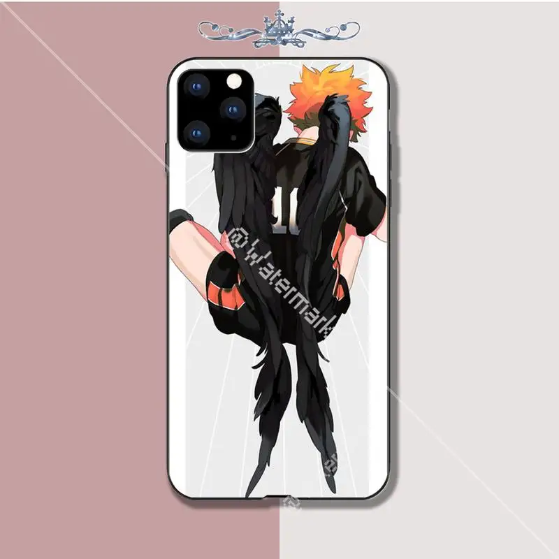 Аниме Haikyuu к верхней части силиконовый чехол для мобильного телефона iphone 5s se 2020 6 6s
