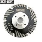 DT-DIATOOL 1 ПК алмазный отрезной диск с наклонной защиты зубов M14 или 58-11 нить пильный диск для камень Гранит Marbel бетона