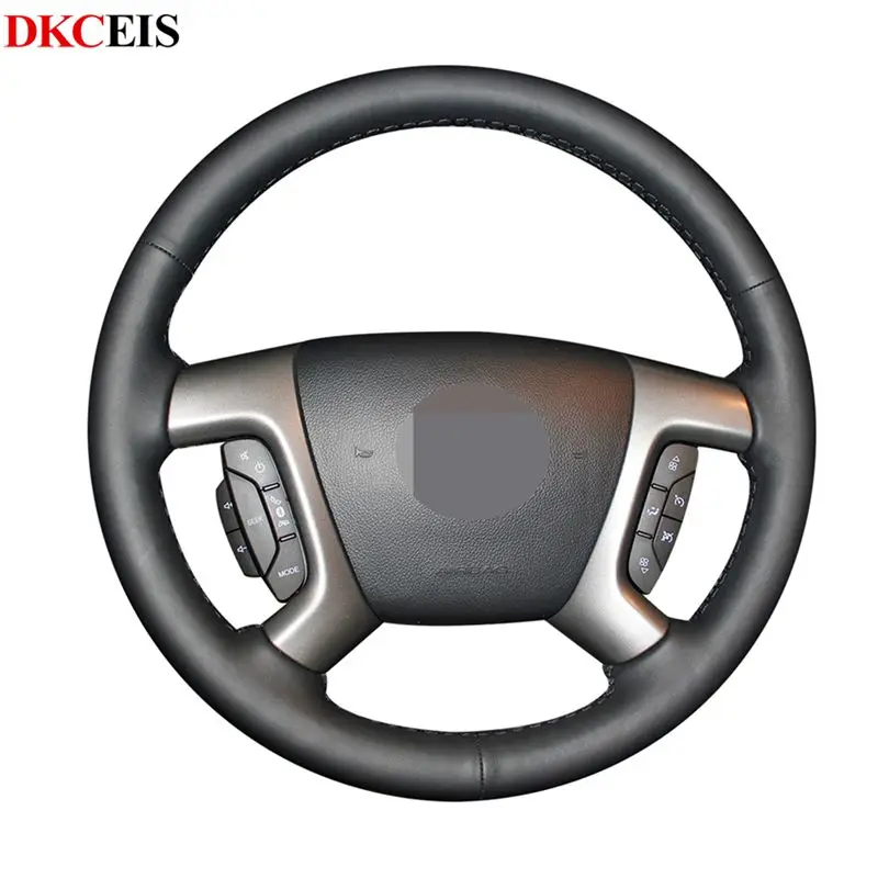 Сшитая вручную Черная мягкая искусственная кожа фотопленка для Chevrolet Captiva 2007 2014