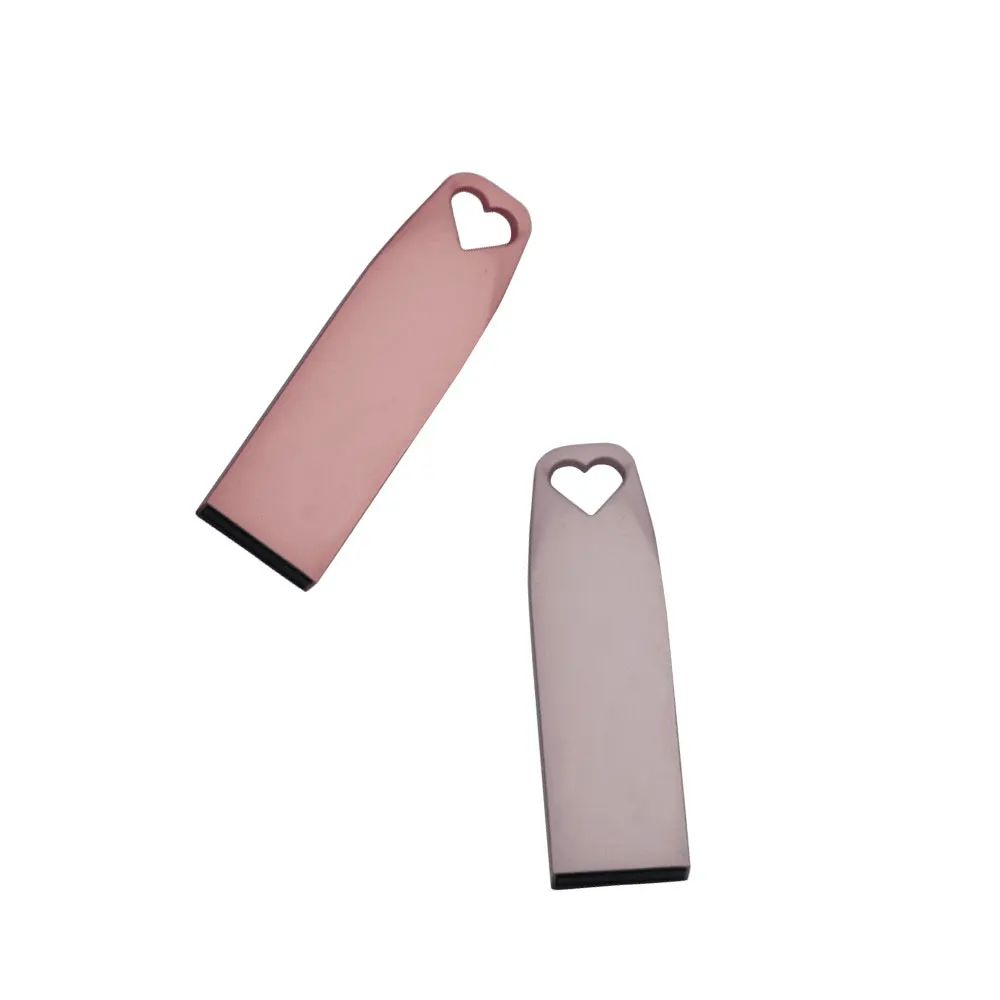Металлический Usb флеш накопитель в виде сердца USB 2 0 с логотипом на заказ 4 ГБ 8 32 16
