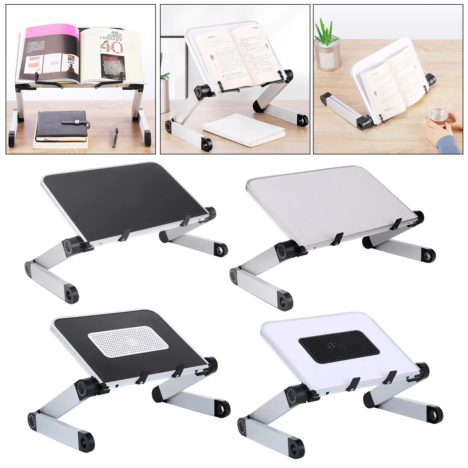

Portable Laptop Bed Table Desk Stand Lap Holder Notebook Computer Tray