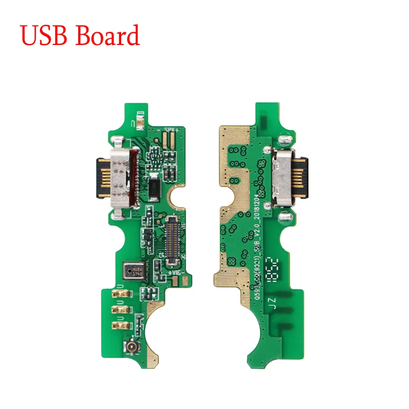 USB Board Для Cubot X19 USB плата с зарядным портом гибкий кабель для Cubot X19 Кнопка громкости и питания кабель для ремонта мобильного телефона аксессуары - Цвет: USB Board