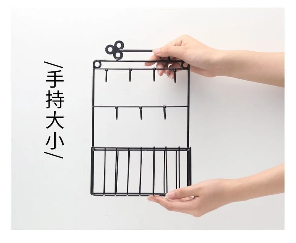 Новая полка-корзина для хранения ключей металлический крючок железная