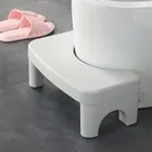 U-образный сдавливаемый стул для унитаза утолщенный нескользящий стул для ног в ванную комнату подставка для ног снимает запор