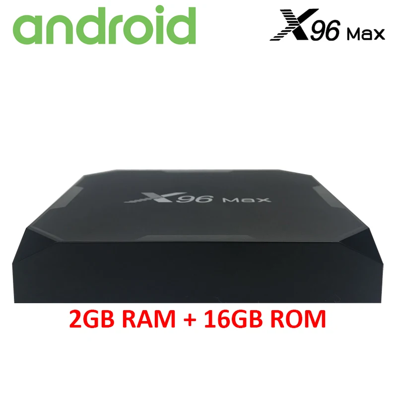 X96Max 2G16G Android BOX X96 Max Android 8,1 Smart tv H265 STB Amlogic S905X2 четырехъядерный DDR4 4 ГБ 32 ГБ 2 Гб 16 Гб 5G 1000M WiFi 4K lcd USB3 BT4 - Цвет: X96Max 2G16G
