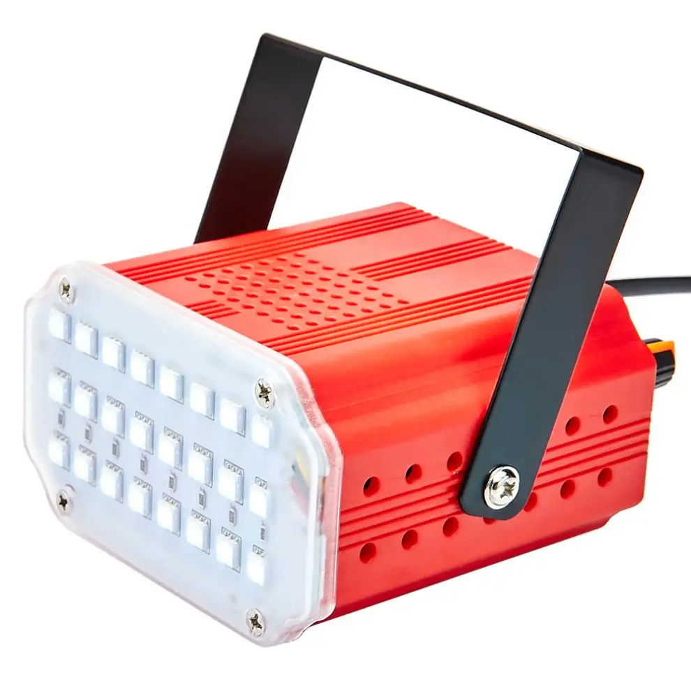 

24 LED 6W Stage Effect Light Flashing Colorful Light Remote Sound Activated Disco Lights for Festival Parties/Wedding/Christmas