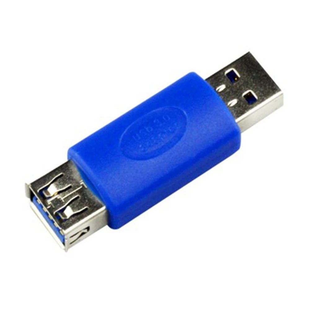 Новый адаптер USB 3 0 A папа-Мама соединитель USB3.0 AM-AF удлинитель конвертер для