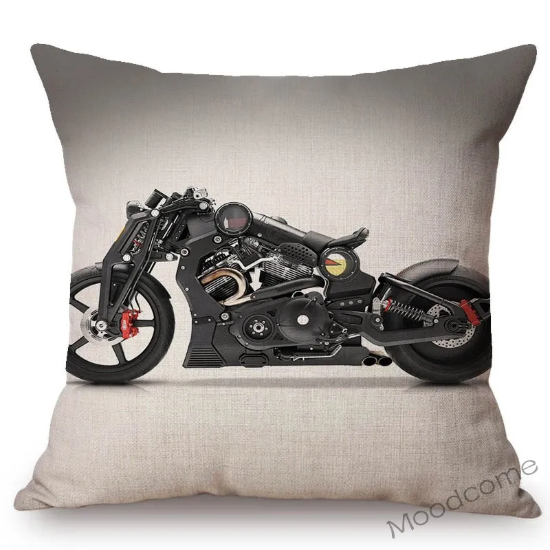 Винтажный декор для старой школы мотоцикла чехол подушки Legends Never Die Cool Ретро