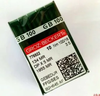 

Германия GROZ-BECKERT DP * 5MR DPX5MR изогнутая задняя золотая игла