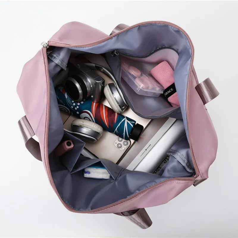 

New Travel Bag Organizer Fashion Carry On Hand Luggage For Woman Waterproof Sports Gym Fitness Bag Crossbody Shoulder Pack 2021