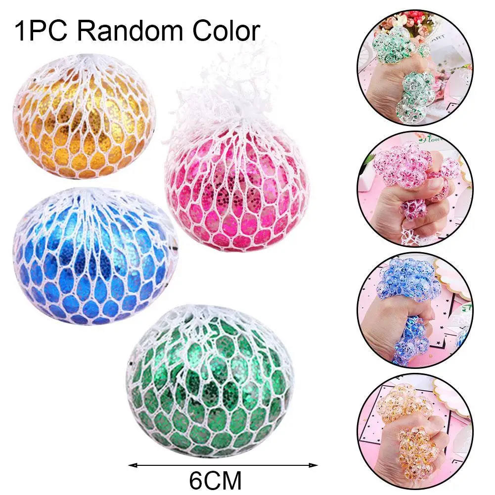 

Anti Stress Face Reliever Colorful Ball Autism Mood Squeeze Relief Healthy Toy Fun Gadget Vent Children Gift Fidget Toy for Kids