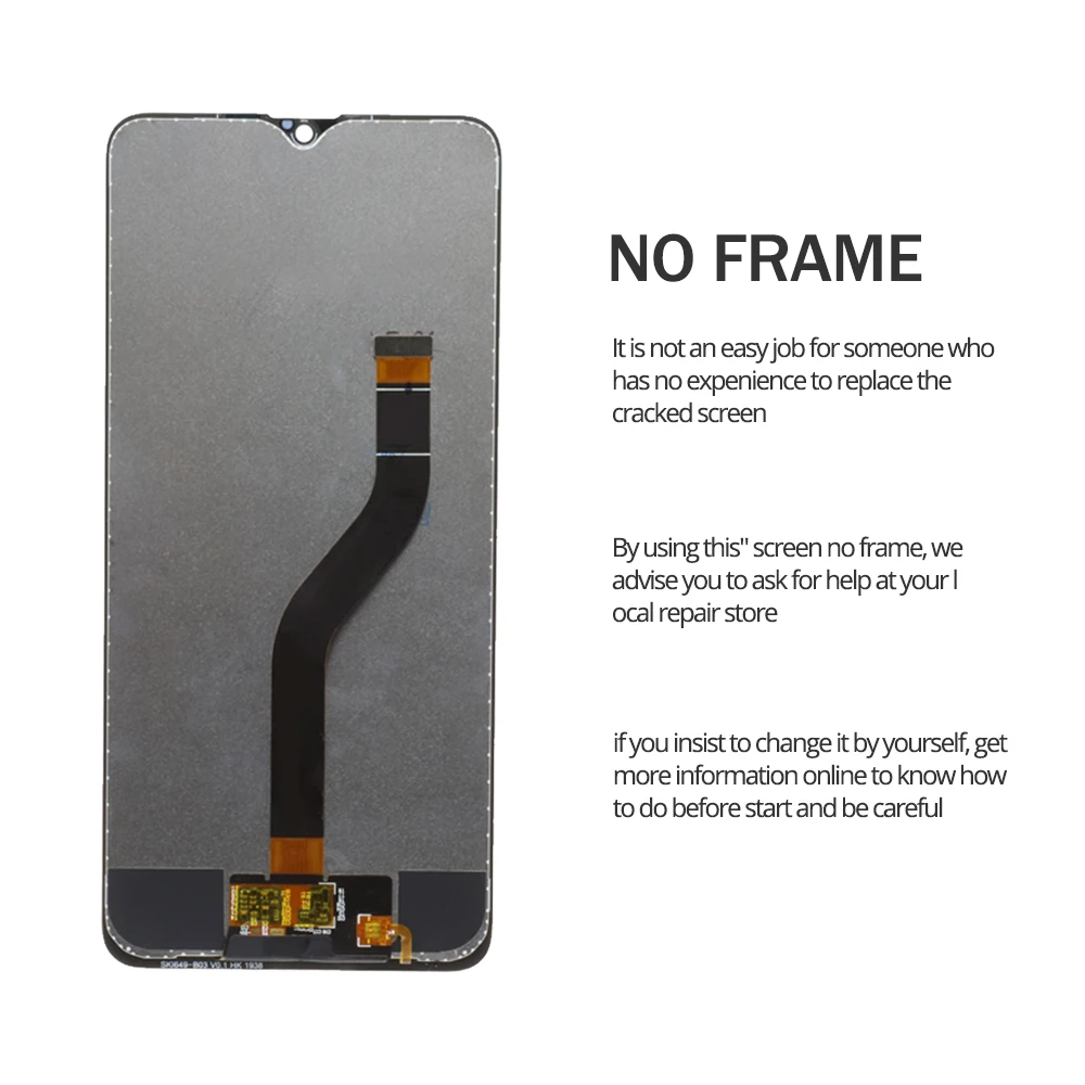 Оригинальный ЖК-дисплей 6 5 дюйма с чехлом для телефона из ТПУ Samsung Galaxy A20s A207 A2070