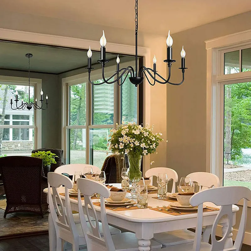 Американский фермерский светильник для столовой современная домашняя