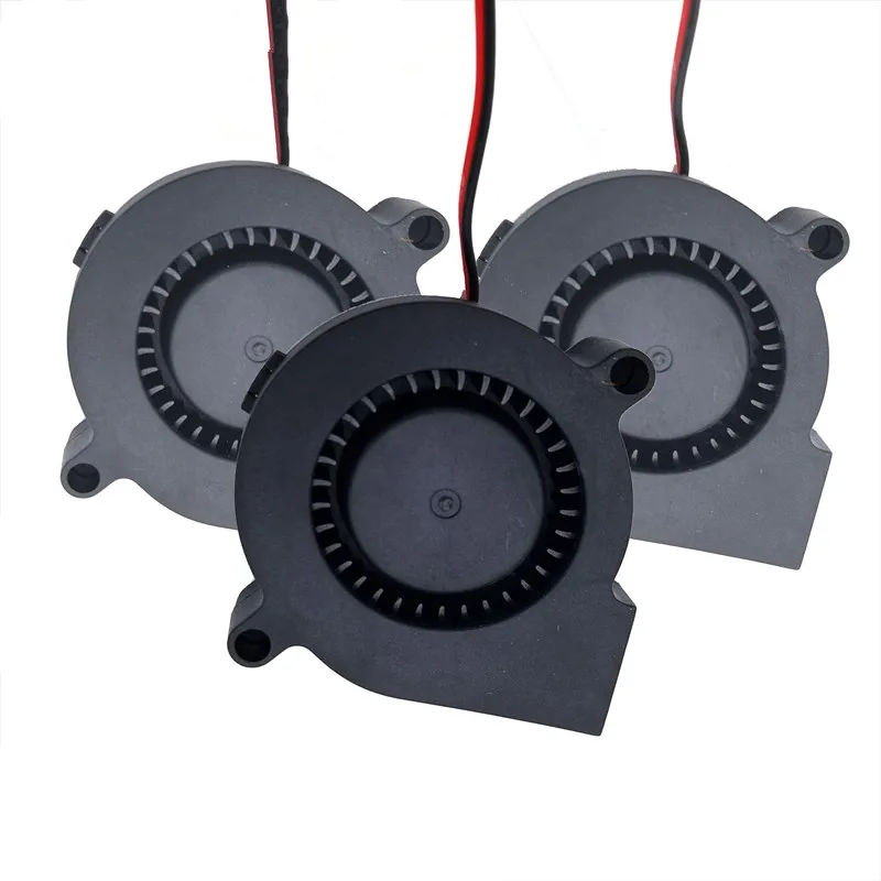 Небольшой вентилятор для 3D принтера детали 5015 воздушный 12 В 24 ультра тихий