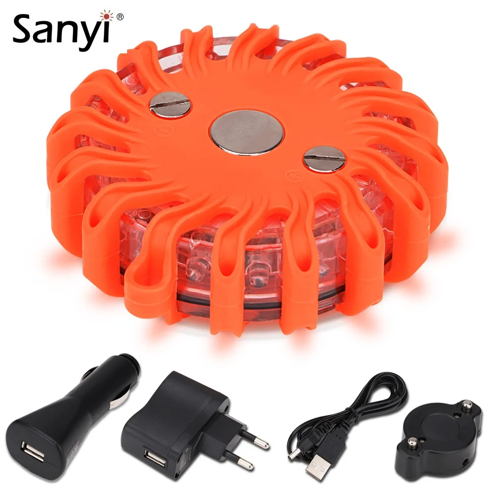 Светодиодный аварийный автомобиль вспышка светильник мигающий Предупреждение