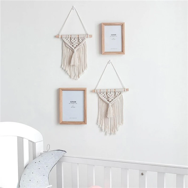 Богемный макраме настенный тканый декоративный гобелен для спальни гостиной