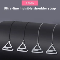 1pair fashion women adjustable bra strap party evening dress underwear accessories transparent all match invisible straps