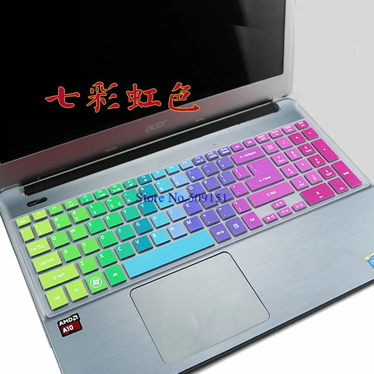15,6 дюймов ноутбук клавиатура защитная пленка для acer Aspire E1 522 570 532 5830 5755 V3 E5 511 571G 551G 572G
