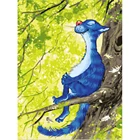 Набор для алмазной вышивки с мультяшным изображением голубого белого кота