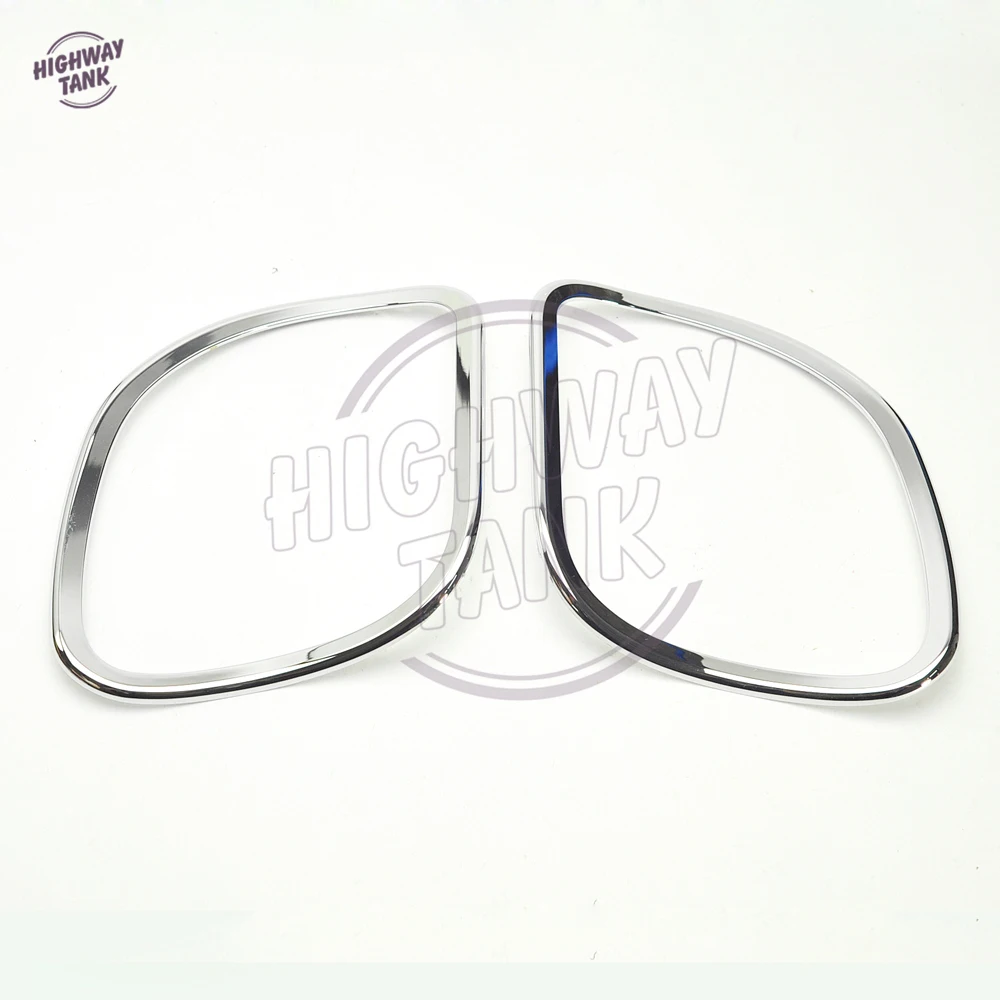 

6 Pcs Chrome Motorcycle Fairing Speedometer Radio Speaker Trim Kit case for Harley Road Glide FLTRX FLTRXS 2015 2016 2017