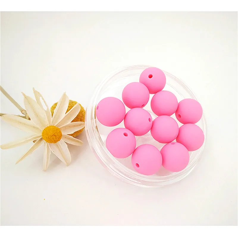 10 шт. силиконовые бусины для прорезывания зубов 15 мм|Шнурки и чехлы сосок| |