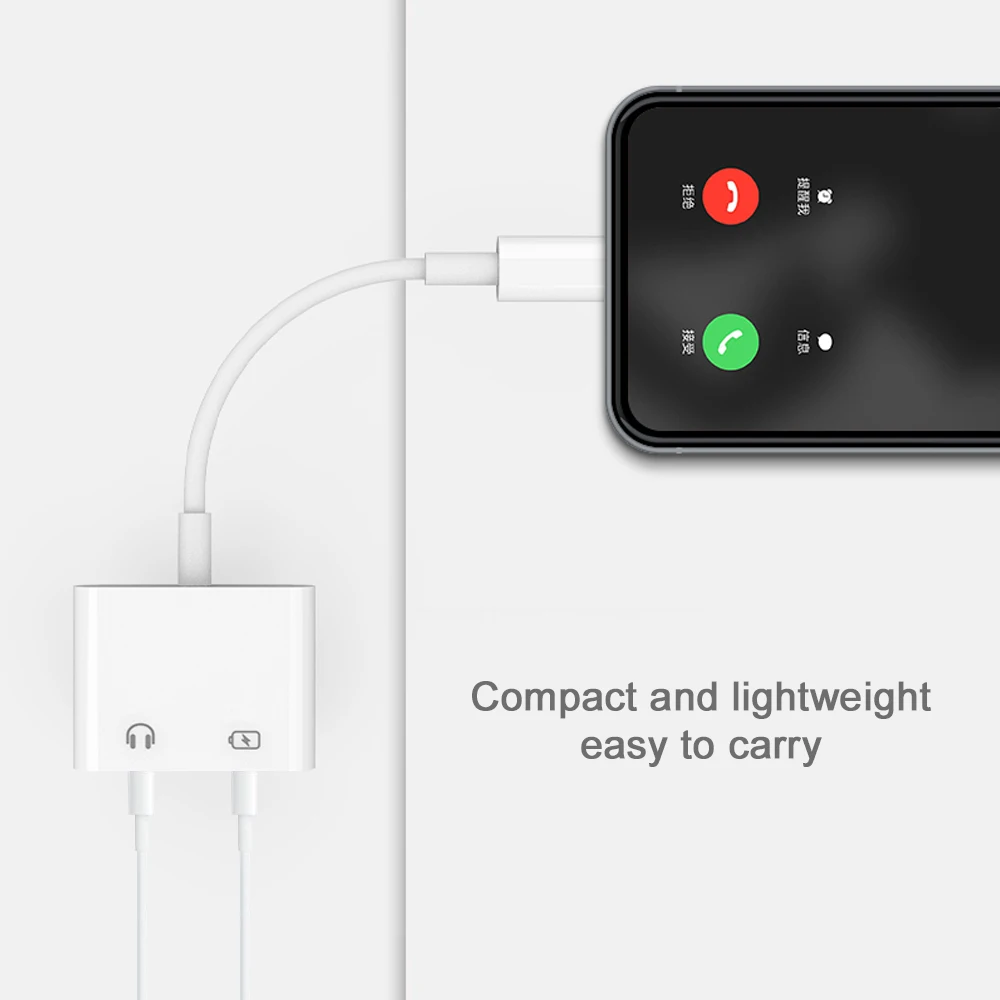 Двойной сплиттер адаптер для iPhone 7 8 Plus X XS Max XR 2 в 1 разъем для наушников аудио кабель для зарядки адаптер Аксессуары для телефонов