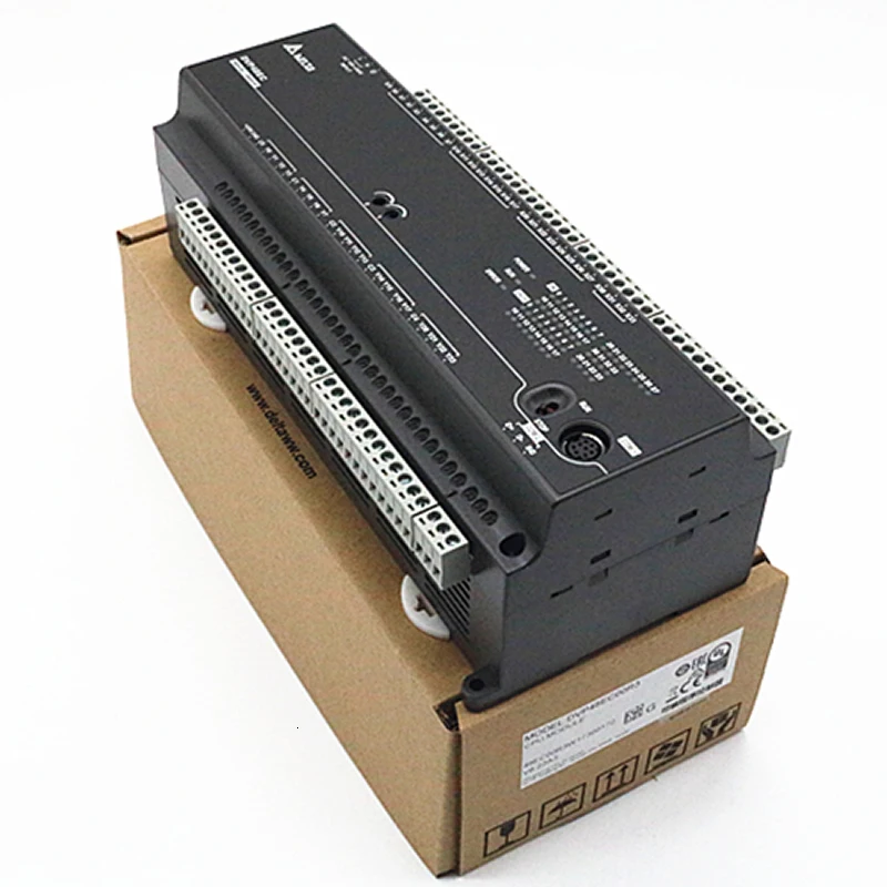 Оригинальный Delta PLC контроллер DVP60EC00R3 DVP60EC00T3 EC3 серии 100-240VAC 36DI 24DO релейный выход в