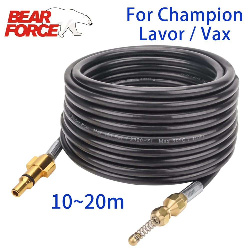 

6 ~ 20 метров мойка высокого давления канализационный сливной шланг для очистки сточных вод трубопровод для очистки Lavor Craftsman Briggs Champion Vax