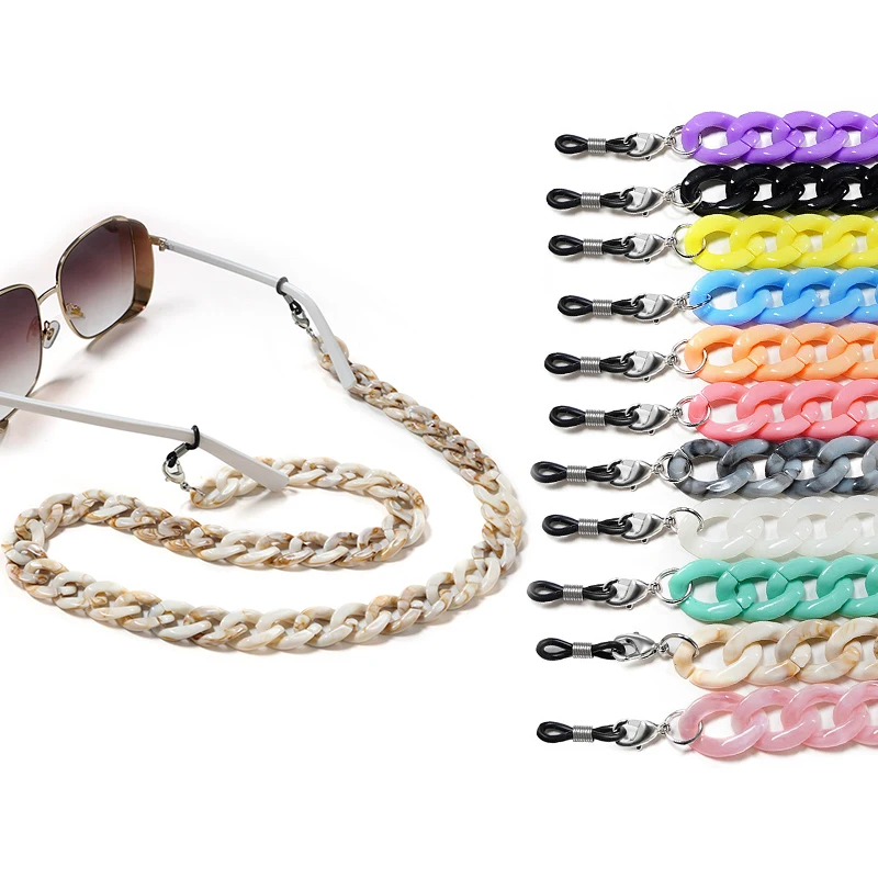 

Retro Acrylic Glasses Chain For Women Fashion European Mask Chain Lanyards Neck Holder Strap Sunglass Chain Glasses Accessories