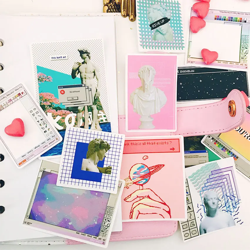 

Виртуальные наклейки с космосом поделки и скрапбукинг наклейки книга Студенческая этикетка декоративные детские игрушечные этикетки