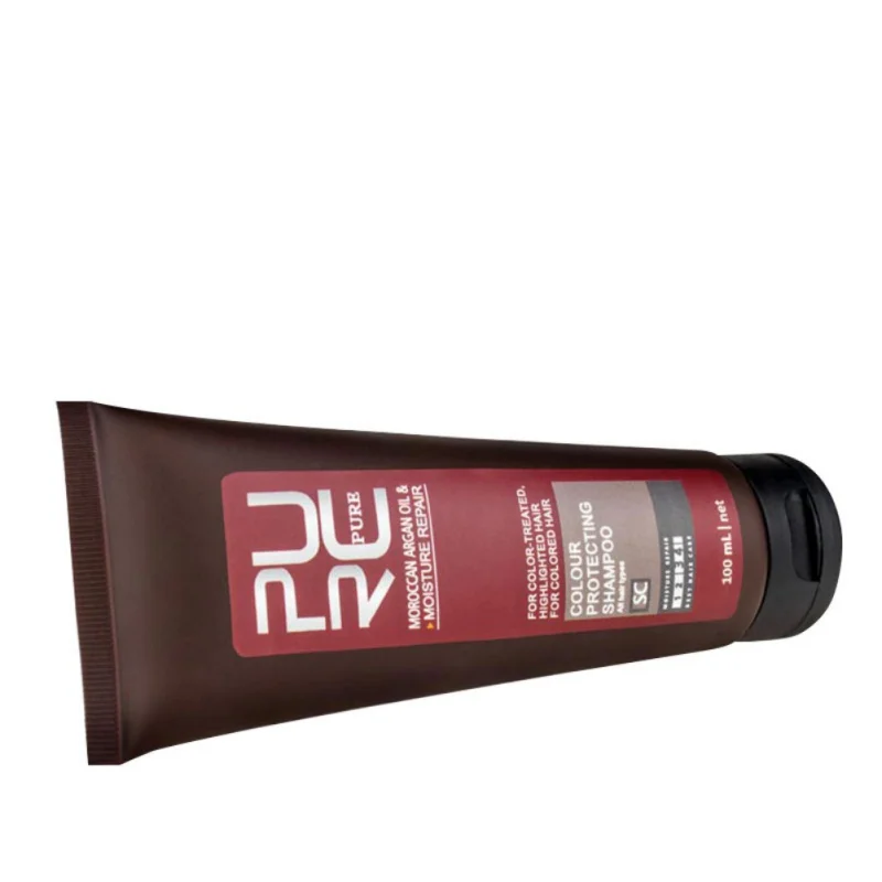 Шампунь с аргановым маслом защищающий цвет волос после окрашивания яркий не