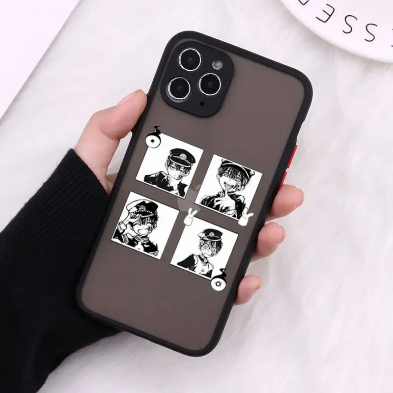

Jamular Toilet Bound Hanako Kun Phone Cases matte transparent For black iPhone 7 8 x xs xr 11 12 pro plus max mini Clear Funda