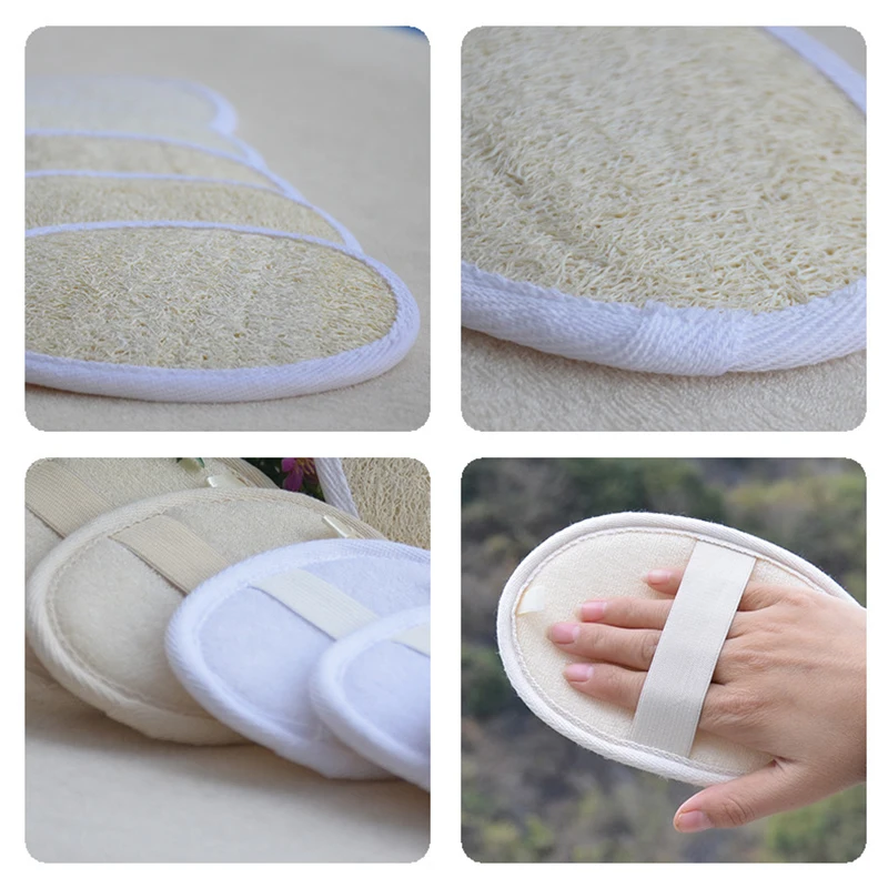 Натуральная Органическая губка для мытья тела Loofahs Loofah Spa отшелушивающая мочалка