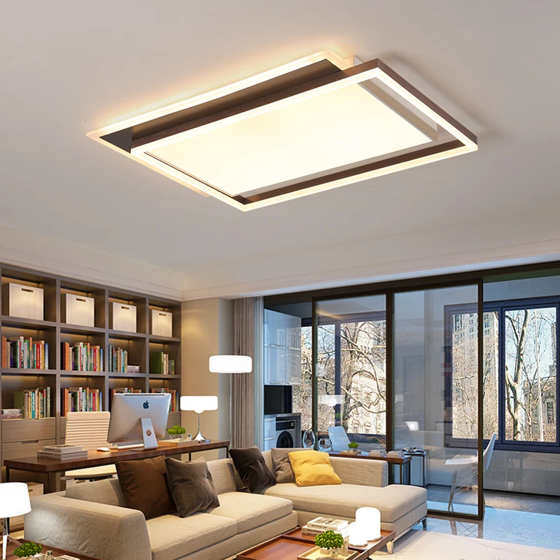 Современные Люстры Потолочная люстра лампа алюминиевый светодиодный светильник