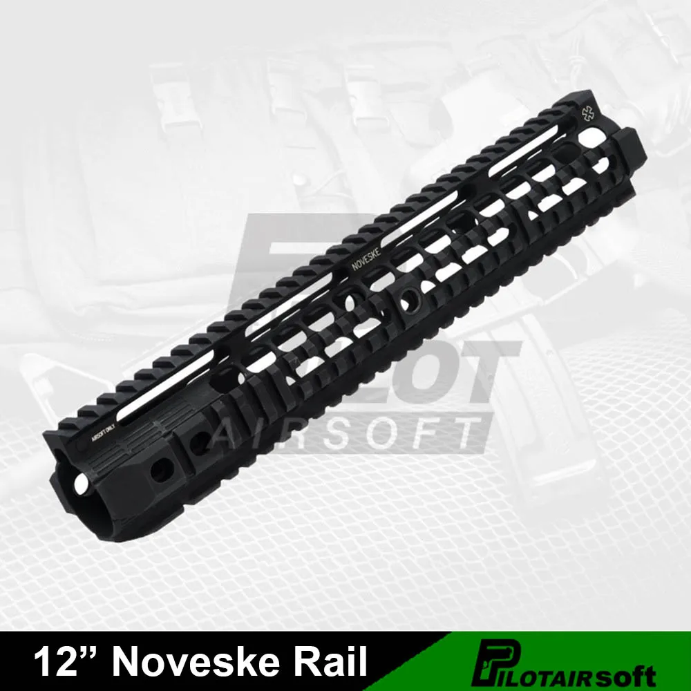 

PILOT Airsoft M4 MK18 AEG Noveske 12" inch Rail Handguard CNC process for airsoft
