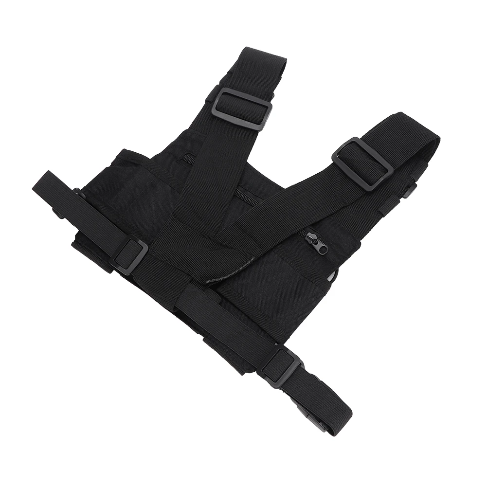 

High Quality Walkie-talkie Double Chest Harness Front Pack Pouch for Firefighting and MilitaryChest Harness Pack