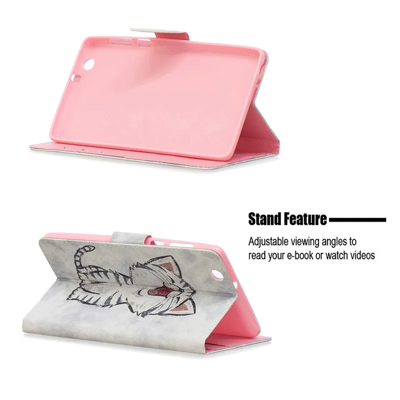 Чехол для 2017 Huawei MediaPad T3 7 3G BG2 U01 Kawaii кожаный чехол с единорогом котом щенком версии