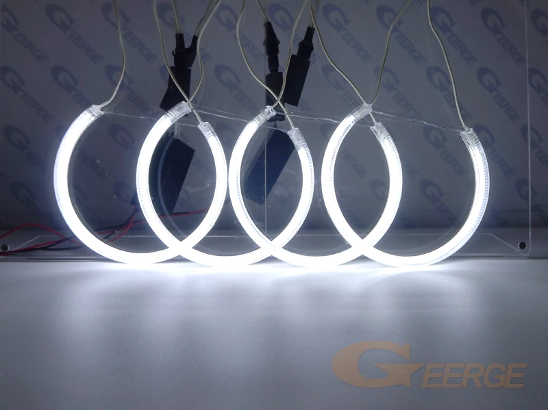 Отличный ультра яркий CCFL ангельские глазки набор колец Дневной светильник для BMW