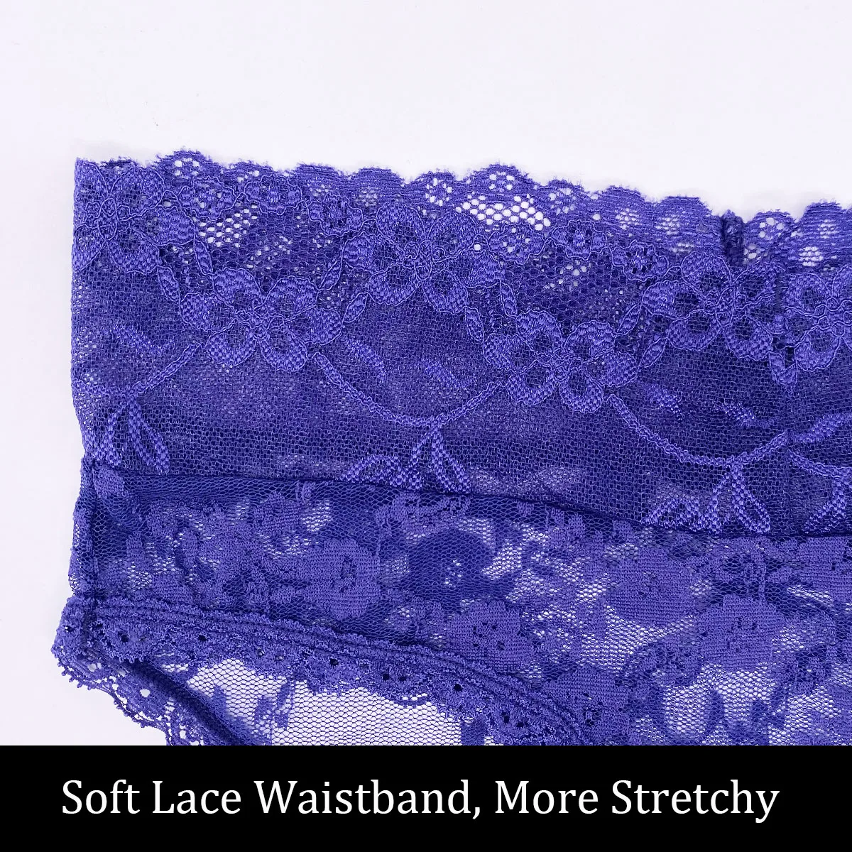 

3Pcs Navy Blue Plus Size Lace Panties Underwear Women Hipster European Style Sexy Briefs Comfortable Soft Ropa Interior Femenina