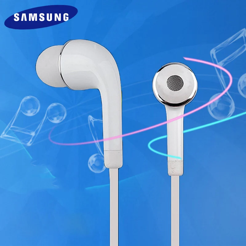 Новые оригинальные спортивные наушники вкладыши Samsung J5 с микрофоном и