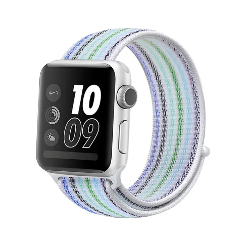 22 Нейлоновый ремешок для наручных часов Apple Watch 4 серии 3/2/1 38 мм 42 мм из мягкой дышащей ткани сменный ремешок Спортивные петли для наручных часов iwatch серии 4 40 мм 44 мм - Цвет ремешка: 22