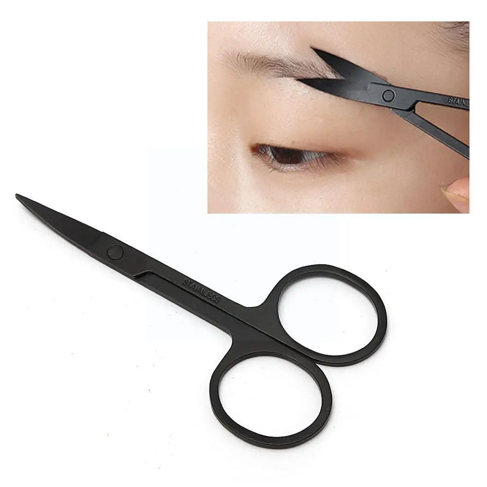 Beauty Makeup Scissors Manicure For Nails Eyebrow Cuticle Tools Curved Eyelash S2N6 |