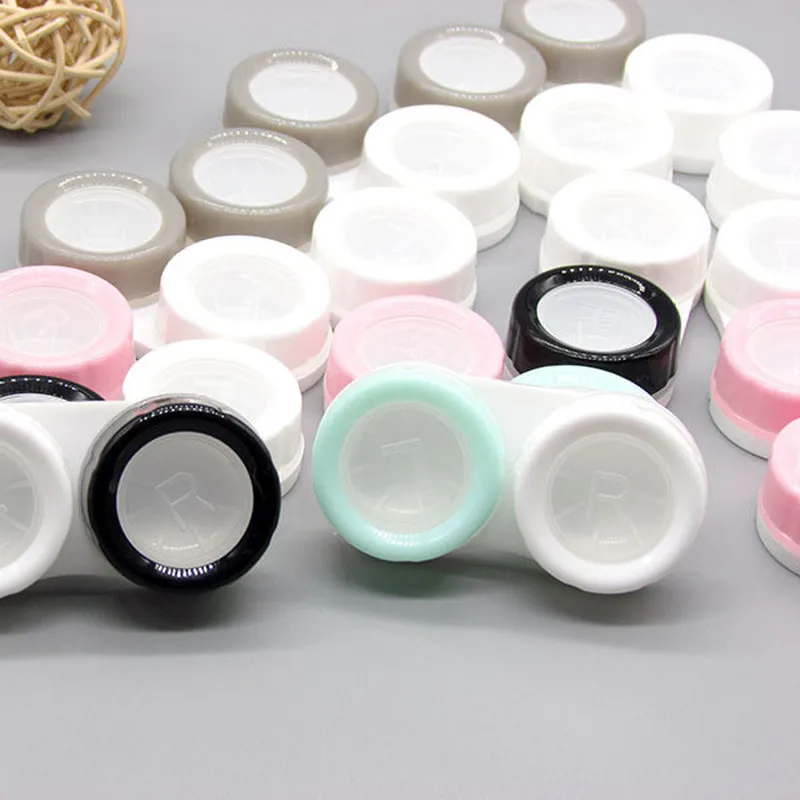 Косметический Чехол для контактных линз 1 шт. коробка ухода за глазами двойная