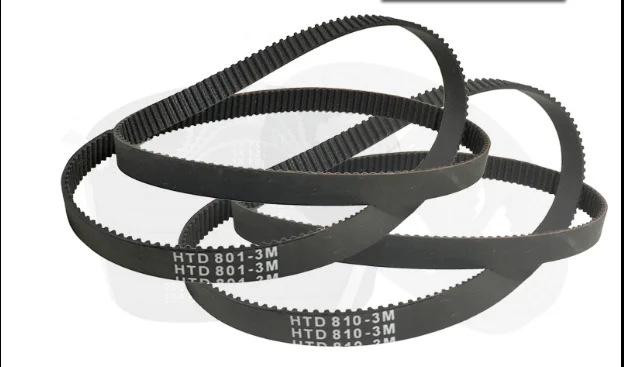 HTD3M-801/804/810/813/825/831/843/885 Rubber timing belt 1pc