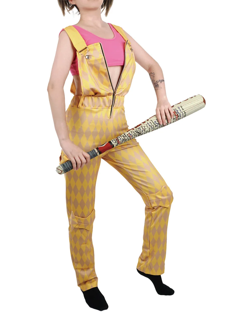 Роскошное женское хищное платье Харли Квинн клоун на Хэллоуин карнавальный