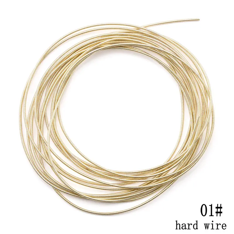 hard wire-01 10 г/лот аксессуары для ювелирных изделий вышивка значок коврик, жесткая старая работа вышивка, французский слиток проволока, медная проволока, ручной работы аксессуары - Цвет: hard wire-01