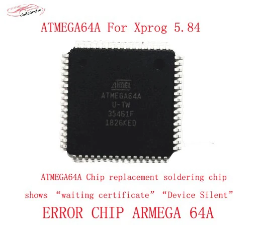 V5.84 Xprog ECU программируемый интерфейс Xprog-M Инструмент для письма xprog ATMEGA64A чип